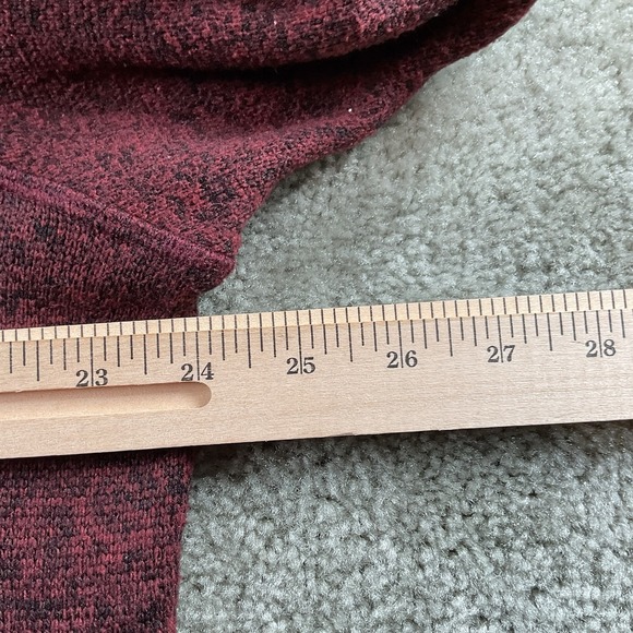 Woolridge Quarter Zip Men's XL pullover Burgundy - Picture 6 of 6